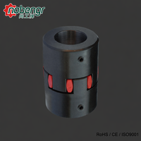 Coupleur élastomère à vis de réglage de précision en acier allié, Red Spider, sans jeu, compensation de désalignement pour moteur pas à pas et servo CNC