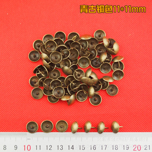 Orui Hardware Crafts Antique Studs 11x11mm Bronze Furniture Accessories Traditional <b>Style</b> Decorative Tacks - Product Image 2