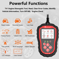 Herramienta de Diagnóstico de Automóviles Launch con Escáner OBD2/OBDII para Lectura de Datos PCM en Tiempo Real, Visualización de Códigos y Definiciones, EOBD, para Autos, SUV y Camionetas Ligeras