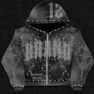 Men Premium Streetwear Hoodie with Full Front Zipper and Custom Graphic Design Custom Men's Casual <b>Zip</b> Hoodie For Online Sale - Product Image 5