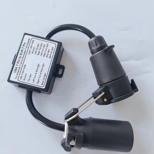 Tốt Nhất Bán USA Để EUR <span class=keywords><strong>Trailer</strong></span> Ánh Sáng Chuyển Đổi <span class=keywords><strong>7</strong></span> Cách USA Lưỡi Cắm Để 7Pin EUR Lớn Vòng Ổ Cắm <span class=keywords><strong>Trailer</strong></span> <span class=keywords><strong>Adapter</strong></span> - Product Image 2
