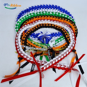 ริบบิ้นรับปริญญาแบบกำหนดเองริบบิ้น3สีสำหรับ2025จบการศึกษาริบบิ้นฮาวายสำหรับการสำเร็จการศึกษา <span class=keywords><strong>Lei</strong></span> - Product Image 1