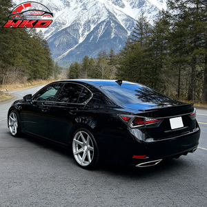 สปอยเลอร์หลังทรง IKON สีดำเงา สำหรับ Lexus GS-Series L10 ปี 2013-2020 - Product Image 2