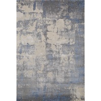 Tapis Extra Large en Polyester Gris Élégant Tapete Para Casa Bleu Turc Grand Centre Tapis Salon