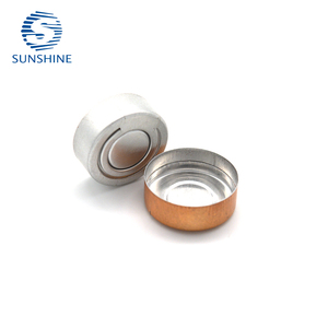 Tapa abatible de aluminio plateada <span class=keywords><strong>SUNSHINE</strong></span> de 20 mm/32 mm, a prueba de fugas, duradera, fácil de abrir, ligera, impermeable, de grado farmacéutico - Product Image 4