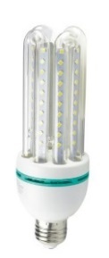 Lámpara de Ahorro de Energía CFL Tipo Maíz 4U 16W E27 6000K Luz Diurna AC85-265V Base de Plástico Garantía de 2 Años CRI 80 1100 Lúmenes 8000 Horas - Product Image 5