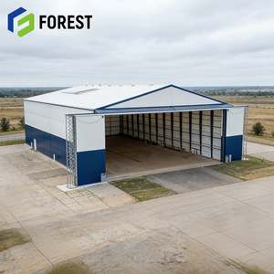 Hangar d'avion en structure métallique préfabriquée de haute qualité, résistant aux tremblements de terre, pour la construction d'aéroports, avec service de conception - Product Image 1