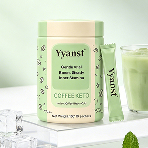 Gentle Vital Boost Steady Inner Stamina <b>Keto</b> Instant Coffee For Morning Fitness Daily Drink 10g*10 Single Serve <b>Sticks</b> - Product Image 5