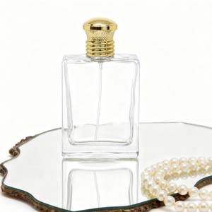 Nhà máy tùy chỉnh bán buôn chai nước hoa thủy tinh vuông với máy bơm phun - Product Image 6