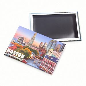 Imanes de Recuerdo de Viaje Personalizados, Creativos, de 3.5"X2.5", Imán para Refrigerador con Foto - Product Image 1