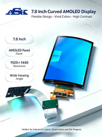 Écran AMOLED flexible, pliable, enroulable ASK Mipi Board 7,8 pouces 1440x1920, panneau d'affichage pour robotique médicale