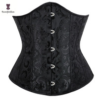 Corset amincissant grande taille pour femme, sexy, en jacquard, avec clips, style vintage, élégant, bustier, maintien ferme, respectueux de l'environnement