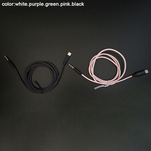 Câbles audio auxiliaires Hi-Fi stéréo pour voitures, couleur macaron, avec connecteurs 8 broches iOS vers DC 3.5 pour amplificateurs - Product Image 6