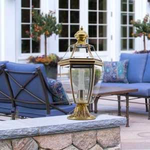 Lámpara de Poste <span class=keywords><strong>para</strong></span> Puerta Principal, Farol de <span class=keywords><strong>Pedestal</strong></span> <span class=keywords><strong>para</strong></span> Exteriores, Decoración de Jardín, Casa, Valla, Luces de Poste <span class=keywords><strong>para</strong></span> Jardín - Product Image 2