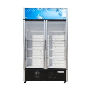 3-year Warranty Global Distribution Vertical Upright Drink Display Fridge With Glass Door