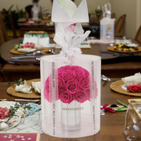 Langdurige Roos Betoverde Eeuwige Bloem Geconserveerde Decoratieve Geschenkdoos Voor Bruiloften En Valentijnsdag