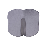 Coussin de siège en mousse à mémoire de forme avec gel rafraîchissant, forme ondulée, pour longues périodes assises, orthopédique en U, soulagement des douleurs au coccyx et à la sciatique
