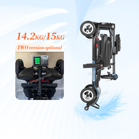 Scooter électrique en alliage de magnésium le plus léger au monde (14 kg), pliage rapide, gain de place, réduit le volume d'expédition, abaisse les coûts de transport