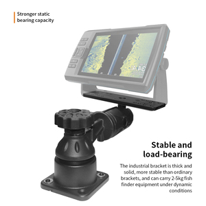 VINmounts Horizontal 12" Swing Arm Mount with Socket Arm 6.25 X 2" Plate for Mounting Fish Finder VIN-TYQ-HB-03L - Product Image 5