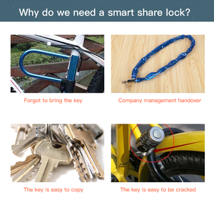 Omni New Ble QR Scan Unlock Bike E-bike moto veicolo elettrico Smart Ble U Lock serratura intelligente - Product Image 3
