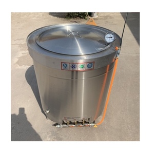 Olla de Cocina Comercial Industrial con Calentamiento a Gas y Agitador - Product Image 4