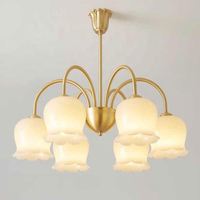 Lustre moderne en cuivre de luxe, éclairage de plafond nordique pour salon, chambre à coucher avec hauteur réglable, éclairage de cuisine