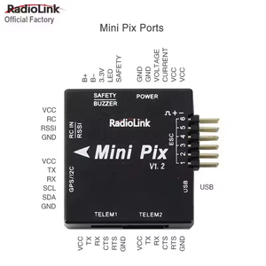 Radiolink Mini Pix APM V1.2 ESC 2-12S 90A pour hélicoptère FPV RC, drone, quad, voiture, bateau, accessoires 3-6 axes - Product Image 3
