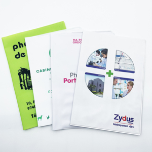 Tùy chỉnh mềm nhựa PVC theo toa chủ không thấm nước in y tế dược tài liệu Wallet toa Bìa nộp hồ sơ - Product Image 2
