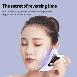 V-Shape Device Skin Tightening Facial Massager <strong>Roller</strong> <strong>Micro</strong> Face Lift Instrument - Product Image 4