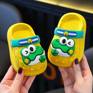 Sandales et pantoufles d'été pour garçons, style Baotou, à semelle souple, motif dessin animé, pour intérieur - Product Image 4