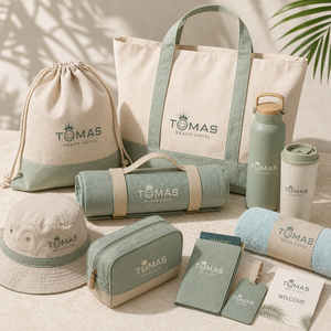 Set de Regalo Premium para Spa y Bienestar, con Logotipo Personalizado, Bata, Pantuflas, Antifaz, Taza, Botella, Esterilla de Yoga, Bolsa para Hotel, Paquete VIP para Huéspedes, al por Mayor - Product Image 1