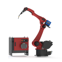 Robot de soudage MIG automatique à 6 axes collaboratif pour composants de moteur de tuyau en acier, soudeur de haute précision