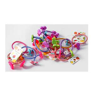 Élastiques à cheveux colorés pour enfants avec pinces à fleurs pour filles, usage quotidien, fabriqué en Chine - Product Image 5