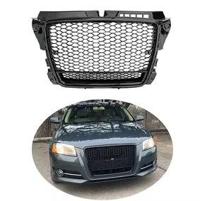 <span class=keywords><strong>Coche</strong></span> <span class=keywords><strong>A3</strong></span> S3 8P Parrilla delantera negra brillante Facelift RS3 Estilo Parachoques delantero Rejilla para <span class=keywords><strong>Audi</strong></span> <span class=keywords><strong>A3</strong></span> S3 8P 2008 2009 2010 2011 2012 - Product Image 1