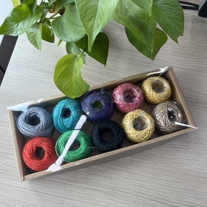 Corde écologique à trois brins de 2mm Cordon de <span class=keywords><strong>chanvre</strong></span> coloré <span class=keywords><strong>Ficelle</strong></span> tressée Corde de <span class=keywords><strong>chanvre</strong></span> naturel Corde en fibre de jute - Product Image 2