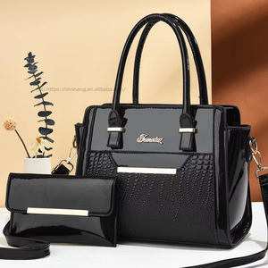Alligator PU Leather Women's Bags Set Handbags Shoulder Bags Come With a Wallet for Women Ladies Large <b>Purses</b> - Product Image 2