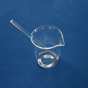 Copo de Vidro de Quartzo Transparente Polido de Alta Qualidade e Pureza, <span class=keywords><strong>Beaker</strong></span> de Quartzo Fundido - Product Image 1