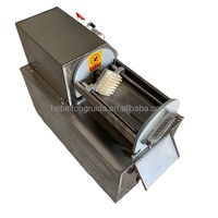 Commerciële Aardappel Zigzag Cutter/Chips Stok Snijmachine/Crinkle Frieten Snijmachine Voor Wave Vorm