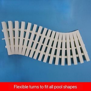 Grille <span class=keywords><strong>de</strong></span> piscine en plastique ABS/PP 20/25/30CM Flexible Antidérapante Forme carrée <span class=keywords><strong>Couverture</strong></span> Os/Blanc Couleur Anti-UV Antioxydation - Product Image 2