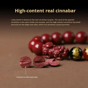 エスニックアニマルデザイン貔貅五路財運ブレスレット 女性用 パープルゴールドサンド 誕生年ギフト - Product Image 4