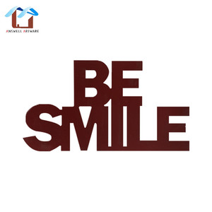 Comercial <span class=keywords><strong>de</strong></span> artesanía <span class=keywords><strong>de</strong></span> madera "Sonrisa" Casa colgando <span class=keywords><strong>de</strong></span> la pared decorativo <span class=keywords><strong>de</strong></span> madera letras <span class=keywords><strong>de</strong></span> madera - Product Image 1