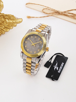 Reloj de Cuarzo PRC de Lujo para Hombre, Caja Transparente de Aleación, Diamantes Genuinos, Moissanita, Logotipo Personalizado, Analógico, LED Luminoso