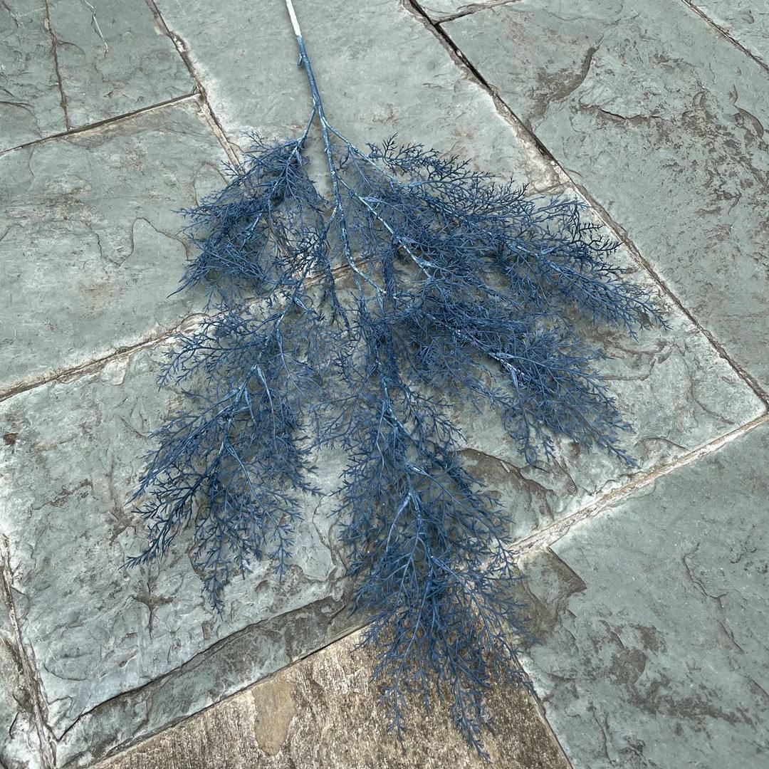 Dusty Blue, 6 fork fog gray blue