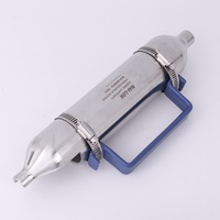 Cylindre d'échantillonnage à double extrémité en acier inoxydable NAI-LOK 1/4" NPT 5000 PSI pour l'huile et le gaz avec valve à aiguille