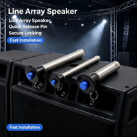 Goupille à bille à dégagement rapide en acier inoxydable sans outil pour enceintes Line Array et équipement de fitness