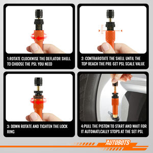 วาล์วปล่อยลมยางรถยนต์ AUTOBOTS 10-30psi สำหรับรถยนต์ ทำจากทองเหลือง อุปกรณ์เสริมสำหรับรถออฟโรด 4x4 <span class=keywords><strong>เครื่อง</strong></span>มือปล่อยลมยางพร้อมเกจวัดแรงดัน - Product Image 4