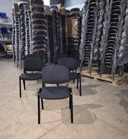 Chaises de conférence, de bureau et d'école en tissu, empilables, durables, modernes, populaires, vente en gros, couleur personnalisée