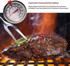 Thermomètre d'huile de barbecue de bougie de bonbon d'huile imperméable pour faire frire avec des agrafes - Product Image 6
