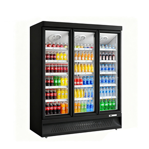 Armoires vitrées pour supermarchés à brancher, pour <span class=keywords><strong>vitrine</strong></span> ouverte, utilisées dans les dépanneurs pour l'affichage des boissons, équipement de réfrigérateur - Product Image 2