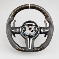 Volant sport en aluminium et cuir à 3 branches adapté aux BMW F10/F30/F20/F31/F36/F07/F11/F15/F16/F22/X5/M3/M5/M6